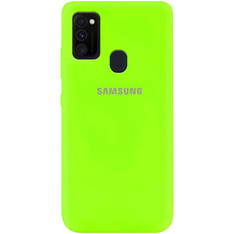 

Чехол Silicone Cover My Color Full Protective (A) для Samsung Galaxy M30s / M21 Салатовый / Neon green (137351)