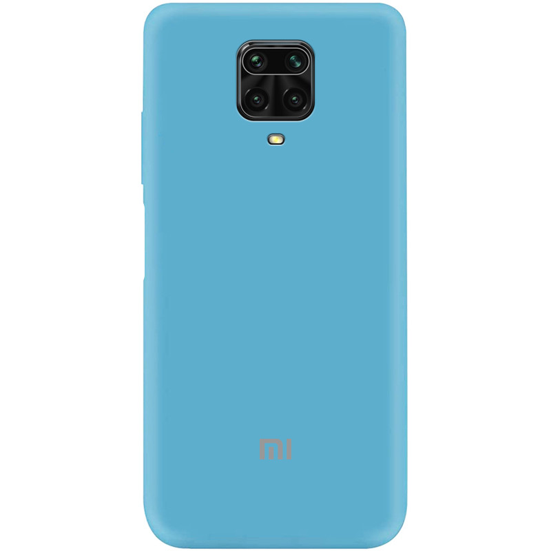 

Чехол Silicone Cover My Color Full Protective (A) для Xiaomi Redmi Note 9 Pro Max Голубой / Light Blue (137485)