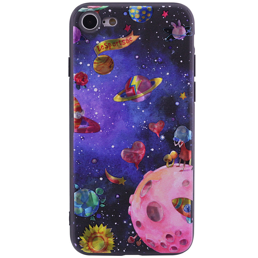 

TPU чехол YCT Brilliant для Apple iPhone SE (2020) Космос розовый (76638)