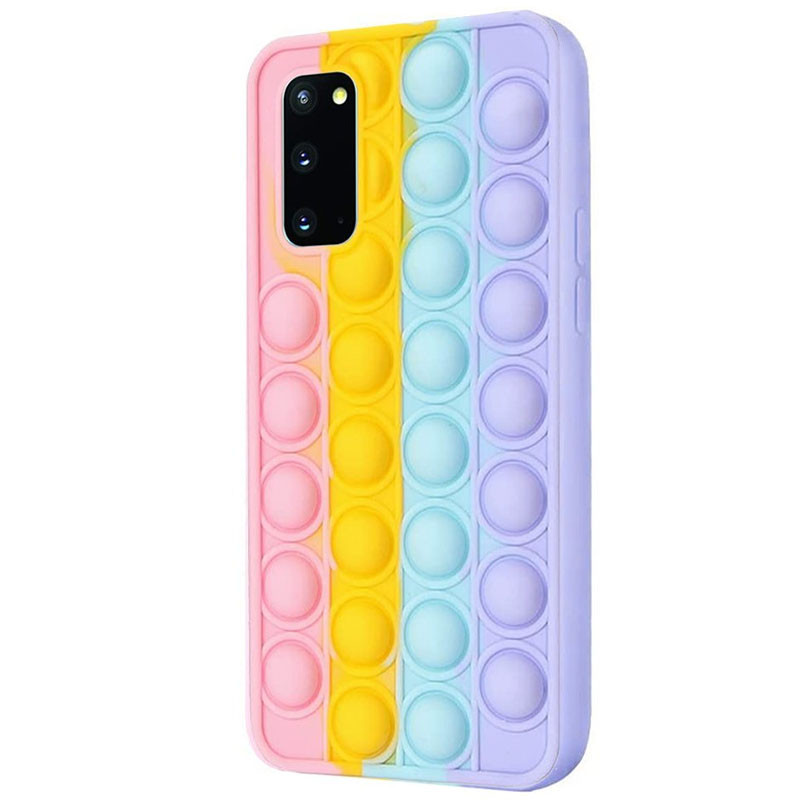 

Cиликоновый 3D чехол-антистресс Pop it Bubble для Samsung Galaxy S20 FE (192387)