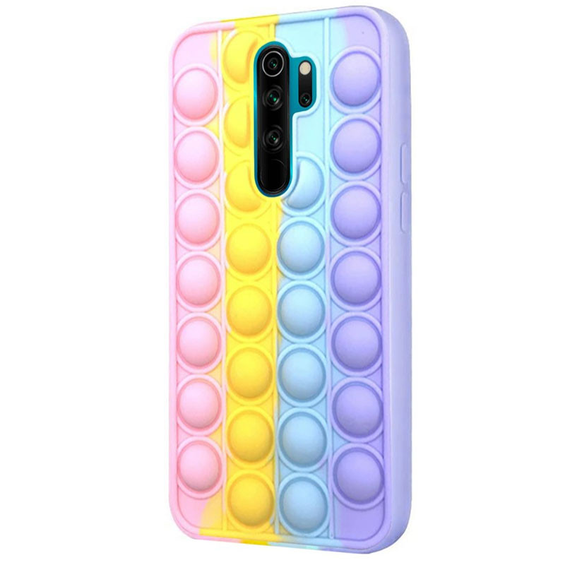 

Cиликоновый 3D чехол-антистресс Pop it Bubble для Xiaomi Redmi Note 8 Pro Разноцветный (192472)