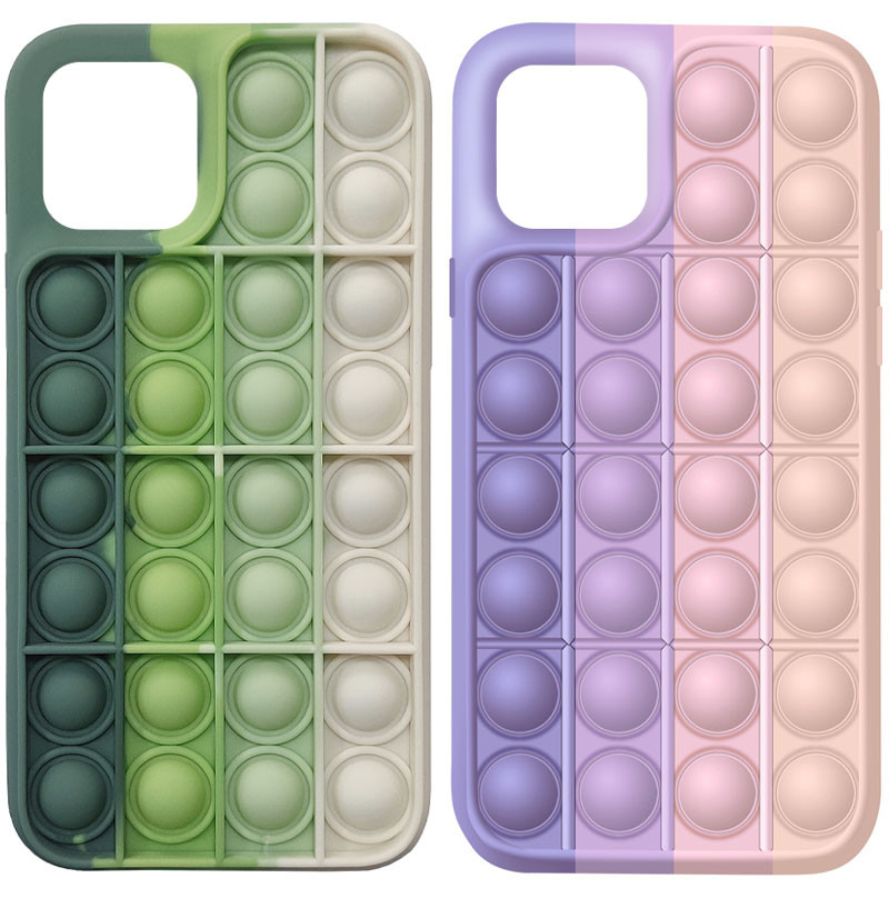 

Cиликоновый 3D чехол-антистресс Pop it для Apple iPhone 11 Pro Max (6.5") (182387)