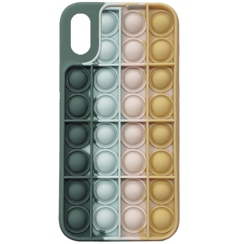 

Cиликоновый 3D чехол-антистресс Pop it для Apple iPhone XR (6.1") 1 (182395)