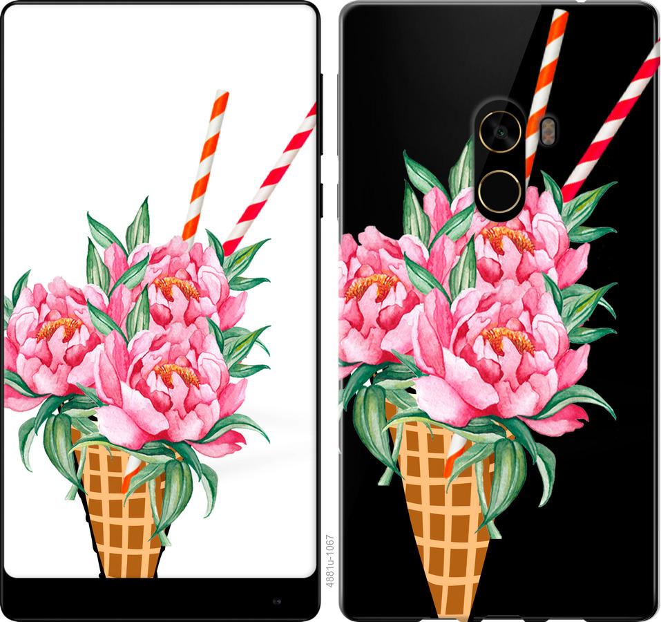 

Чехол на Xiaomi Mi MiX 2 Мороженое-пионы