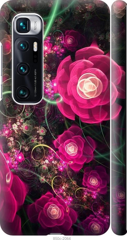 Чехол на Xiaomi Mi 10 Ultra Абстрактные цветы 3