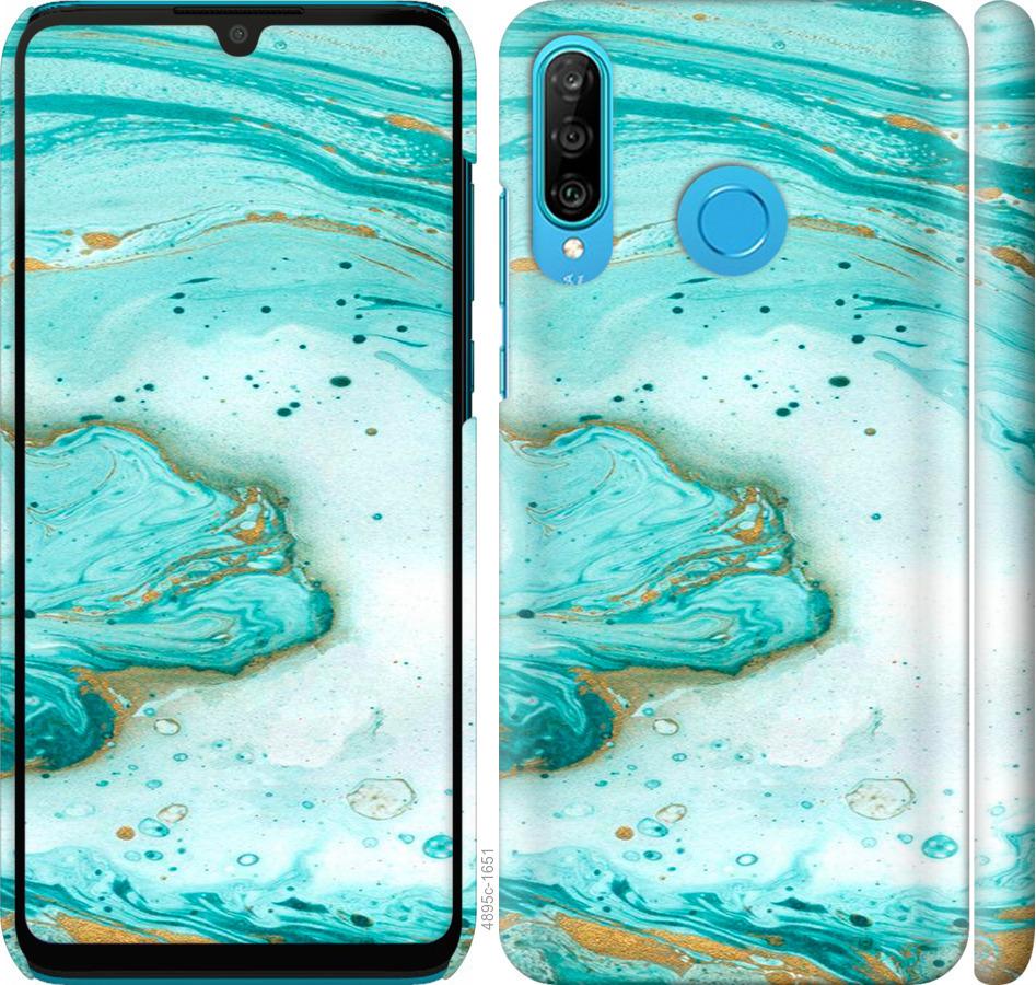 

Чехол на Huawei P30 Lite Мраморный
