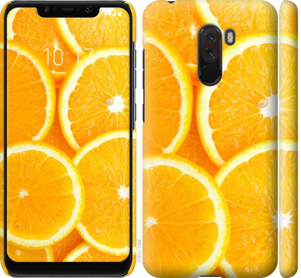 

Чохол на Xiaomi Pocophone F1 часточки апельсина