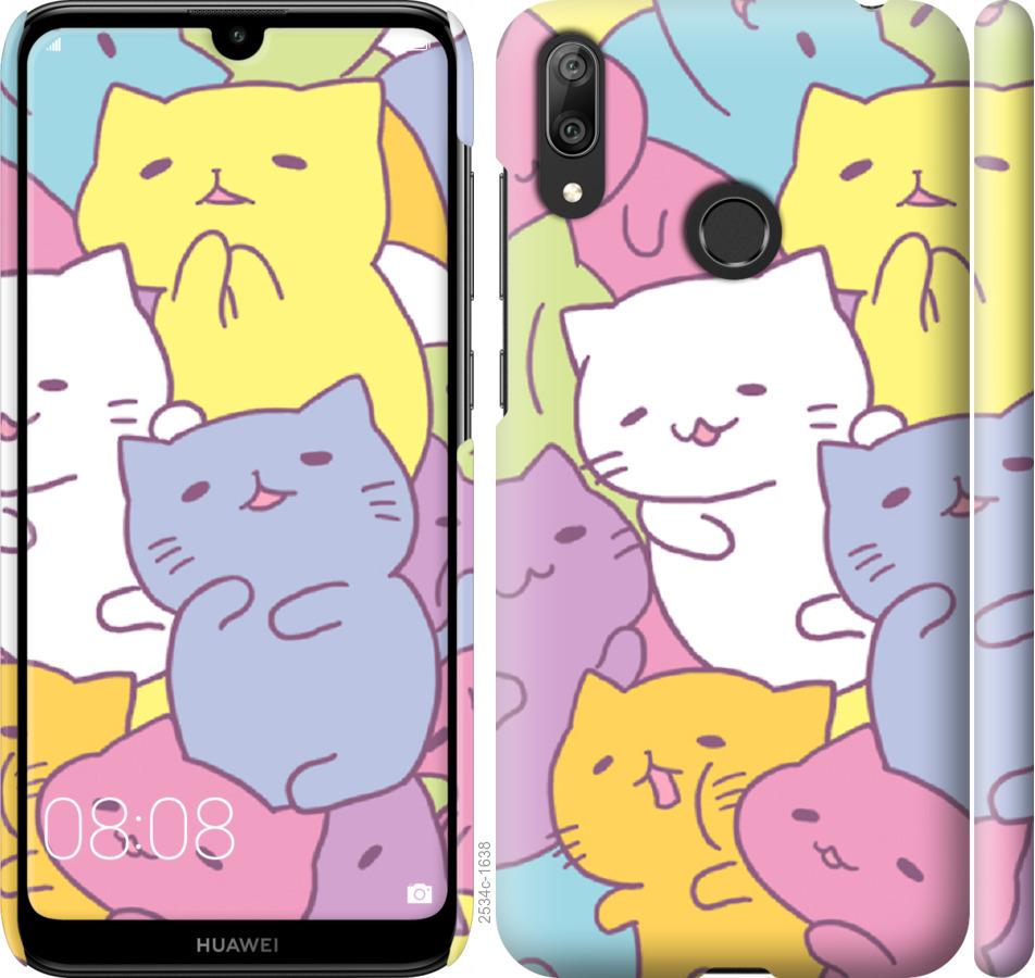 

Чехол на Huawei Y7 2019 Котики