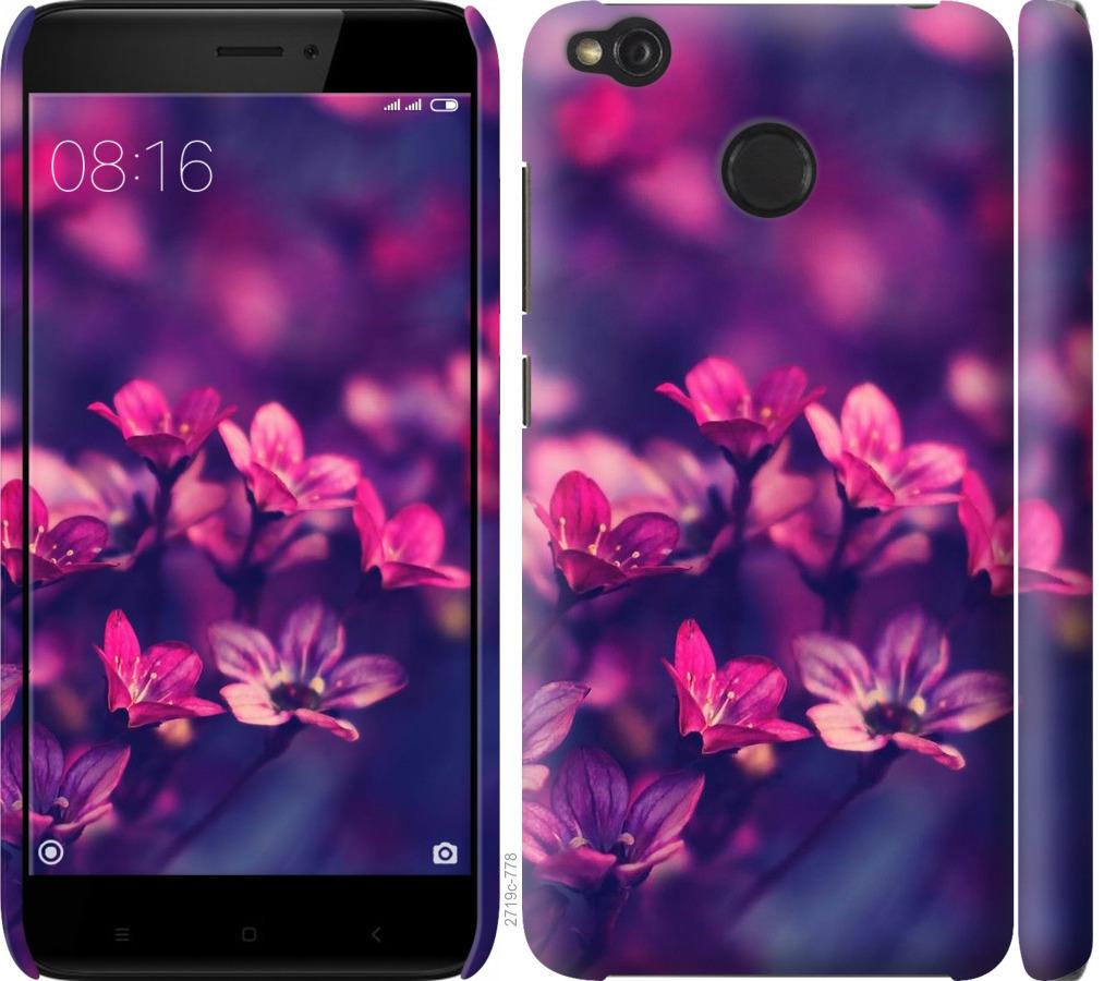 

Чохол на Xiaomi Redmi 4X Пурпурні квіти