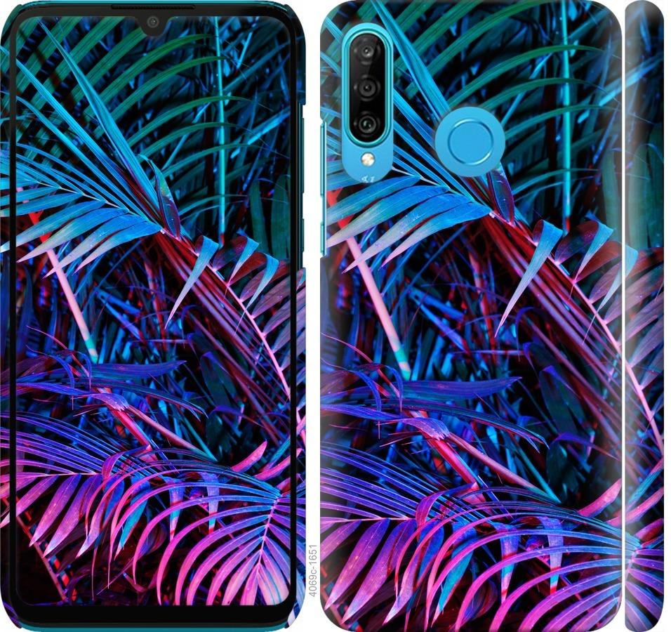 

Чохол на Huawei P30 Lite Папороть під ультрафіолетом
