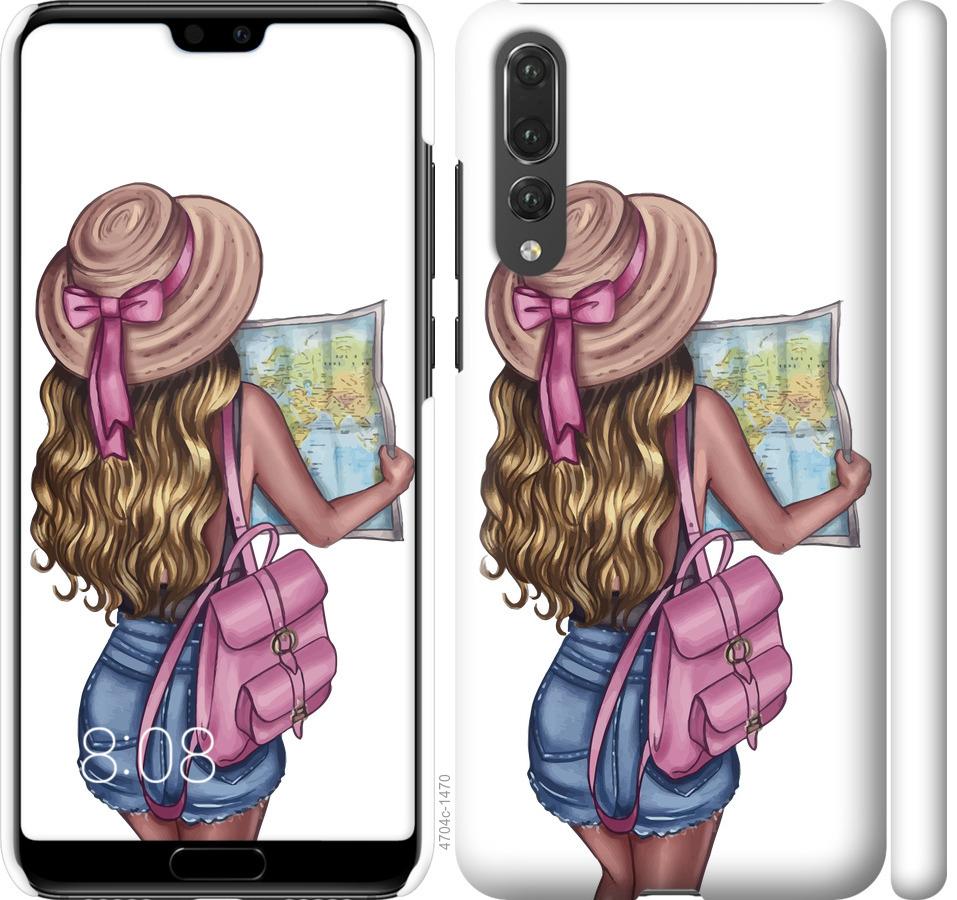 

Чохол на Huawei P20 Pro Дівчина з картою