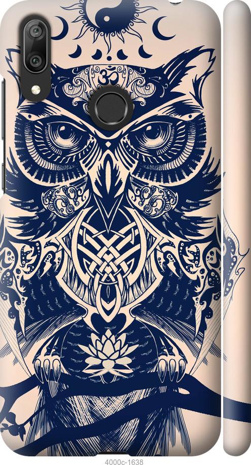 

Чехол на Huawei Y7 2019 Узорчатая сова