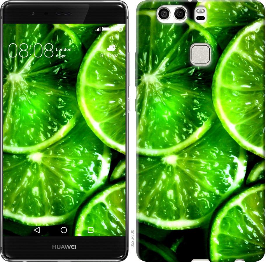 

Чохол на Huawei P9 Plus Зелені часточки лимона