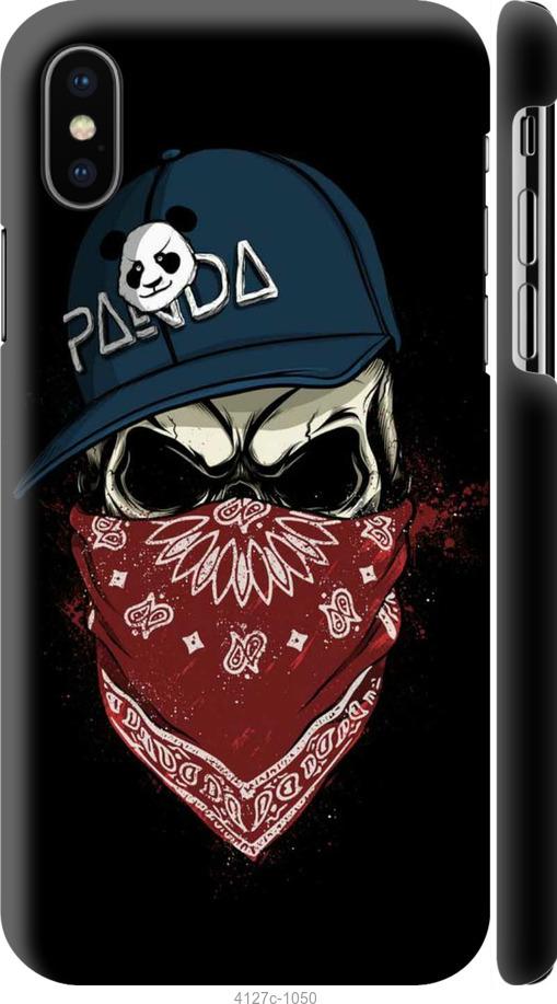 

Чехол на iPhone XS Череп в кепке