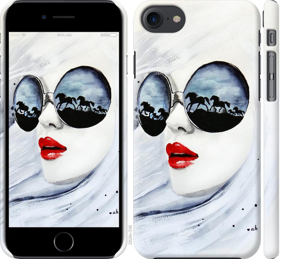 

Чехол на iPhone 7 Девушка акварелью