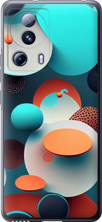 Чехол на Xiaomi 13 Lite Горошек абстракция