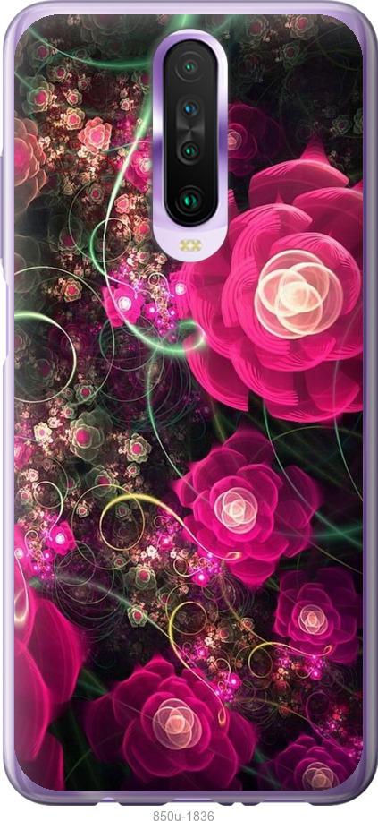 

Чехол на Xiaomi Redmi K30 Абстрактные цветы 3