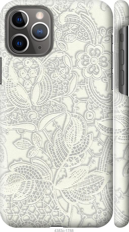 Чохол на iPhone 11 Pro Біле мереживо
