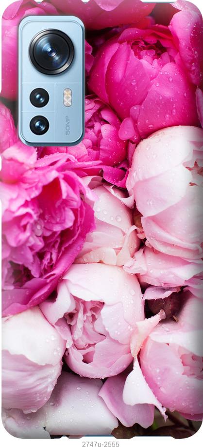 

Чехол на Xiaomi 12 Розовые пионы