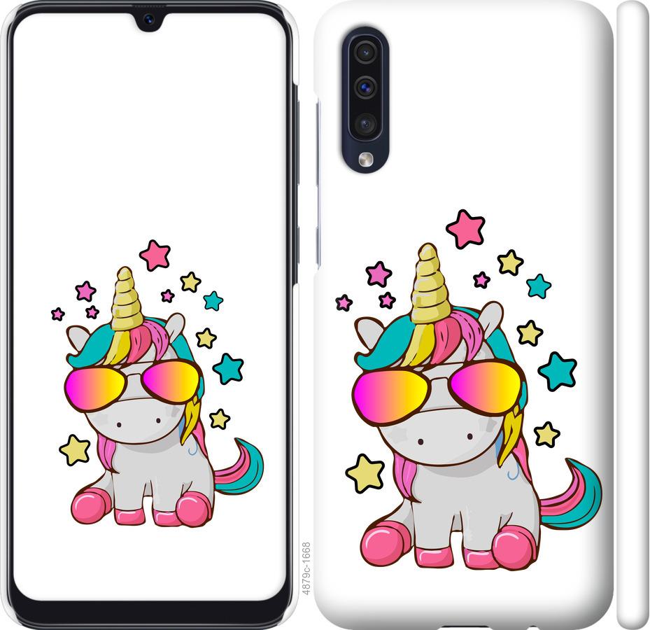 

Чехол на Samsung Galaxy A30s A307F Единорог в очках