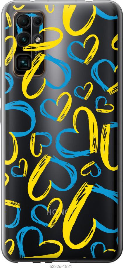 

Чехол на Huawei Honor 30 Сердца UA