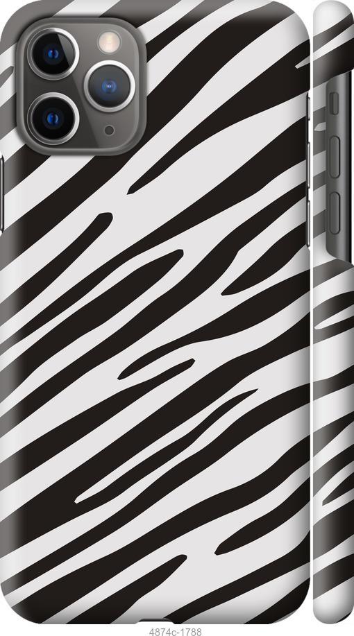 Чехол на iPhone 11 Pro Классическая зебра