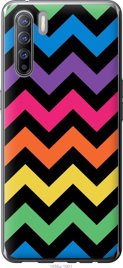 

Чехол на Oppo Reno 3 Шеврон v1