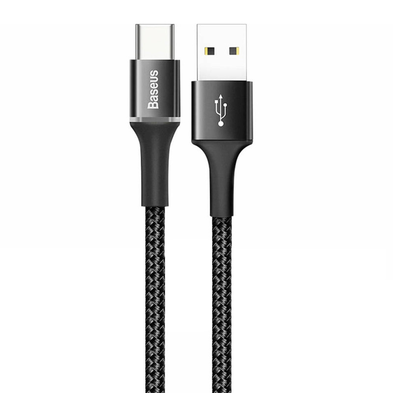 

Дата кабель Baseus Halo Data Type-C 3A (1m) (Чорний)