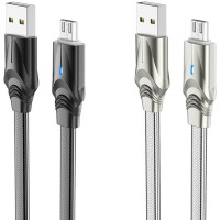 Дата кабель Borofone BU12 Synergy USB to MicroUSB (1.2m)