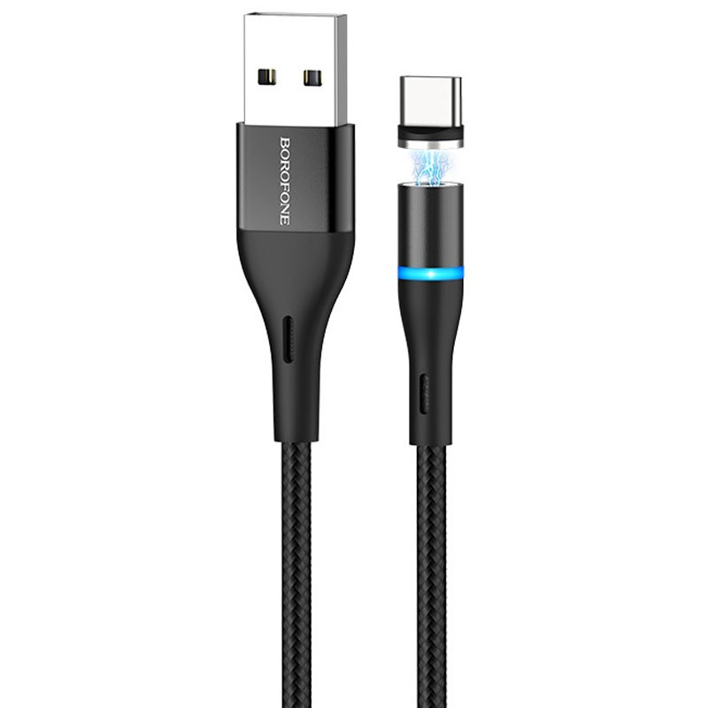 

Дата кабель Borofone BU16 Skill magnetic USB to Type-C (1.2m)