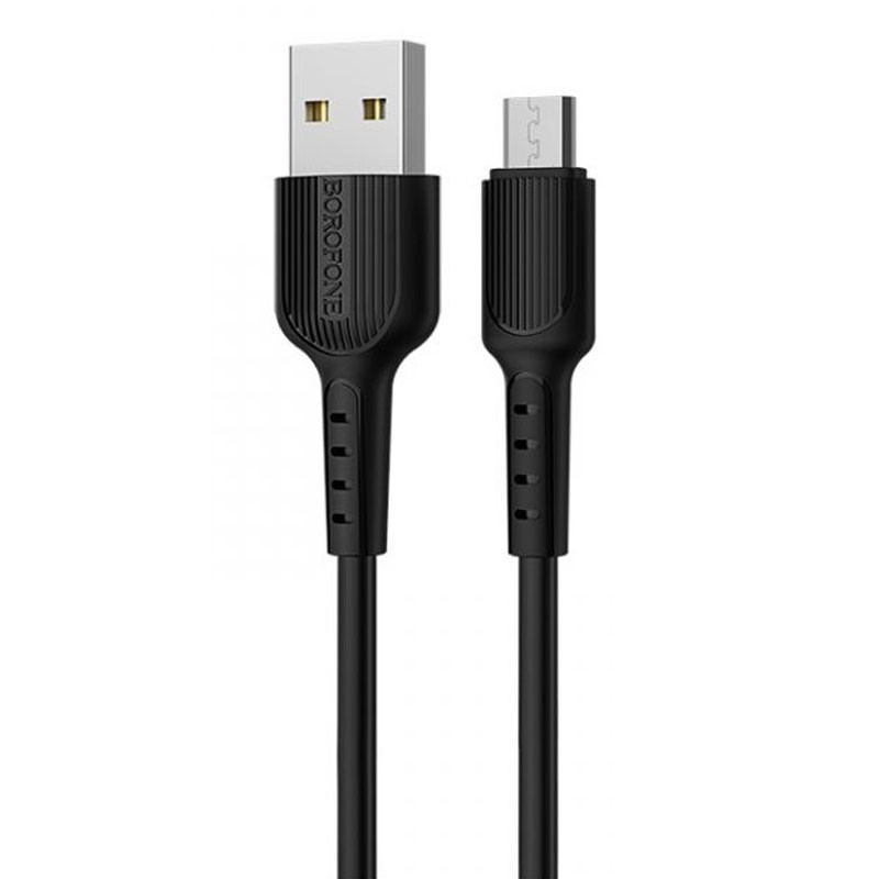 

Дата кабель Borofone BX16 USB to MicroUSB (1m) (Чорний)