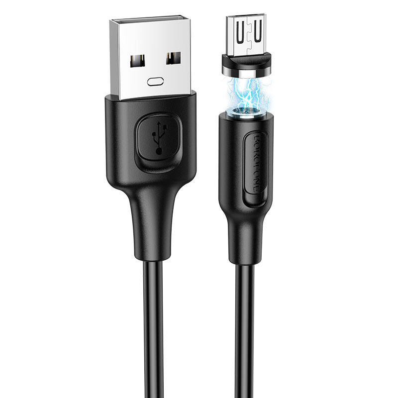 

Дата кабель Borofone BX41 Amiable USB to MicroUSB (1m) (Чорний)