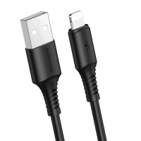 Дата кабель Borofone BX47 Coolway USB to Lightning (1m)