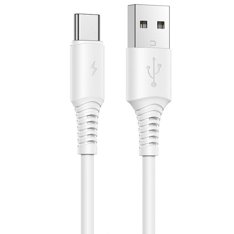 

Дата кабель Borofone BX47 Coolway USB to Type-C (1m) (Білий)