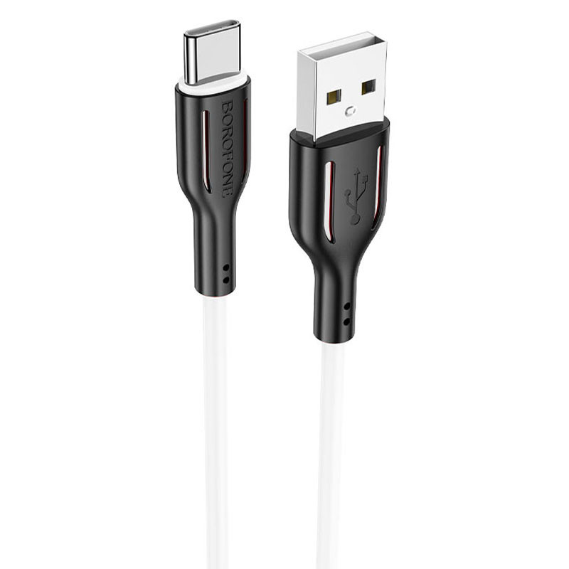 

Дата кабель Borofone BX63 USB to Type-C (1m) (Чорно - білий)