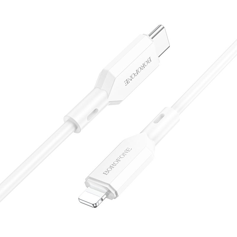 

Дата кабель Borofone BX70 Type-C to Lightning 20W (1m) (Білий)