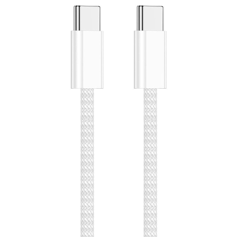 

Дата кабель для Apple iPhone USB-C to USB-C FineWoven (AAA grade) (1m) (box)