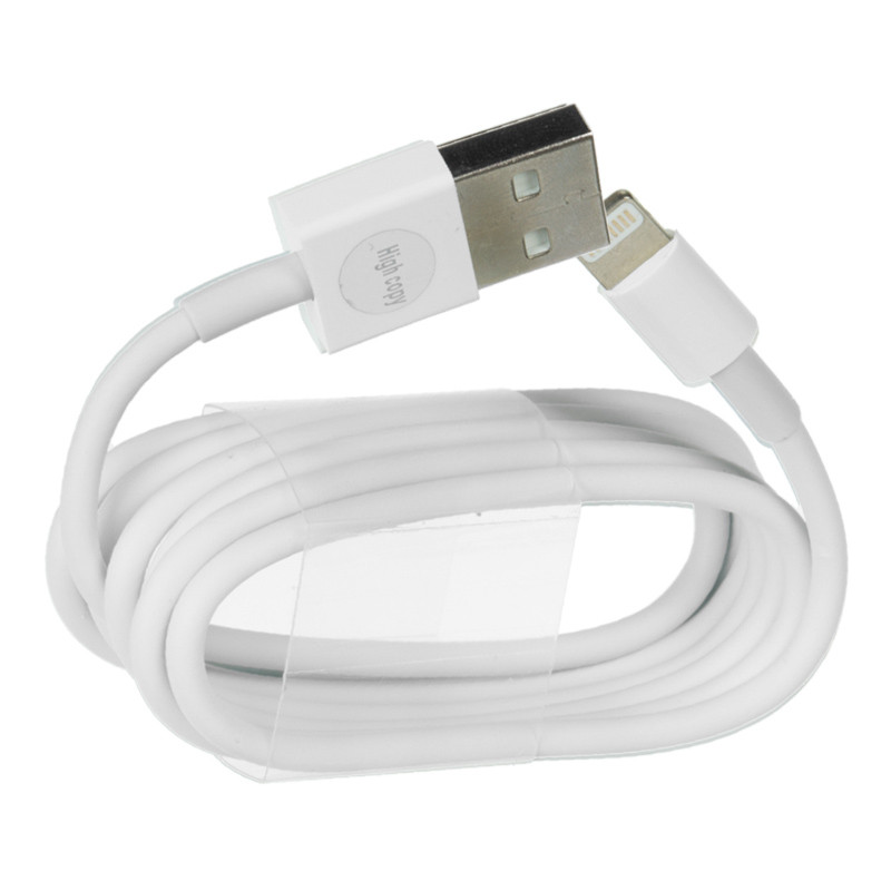 

Дата кабель для Apple iPhone USB to Lightning (AAA grade) (1m) (Білий)