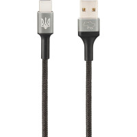 Дата кабель Gelius Strong Ukraine GP-UCN002C USB to Type-C 3A (1.2m)
