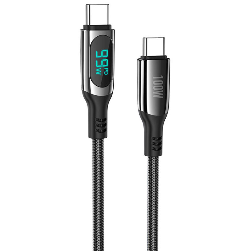 

Дата кабель Hoco S51 Extreme 100W Type-C to Type-C (1.2m)