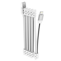 Дата кабель Hoco U103 Magnetic Absorption USB to Lightning (1m)