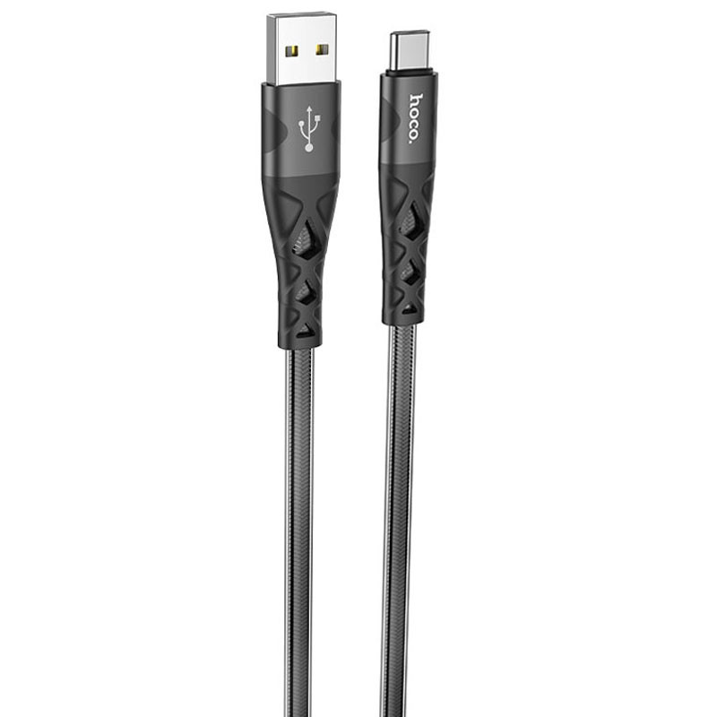 

Дата кабель Hoco U105 Treasure USB to Type-C (1.2 m) (Чорний)