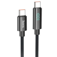 Дата кабель Hoco U125 Benefit 100W Type-C to Type-C (1.2m)