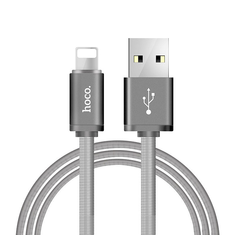 

Дата кабель Hoco U5 "Full-Metal" Lightning Cable (1.2m) Серый (123959)