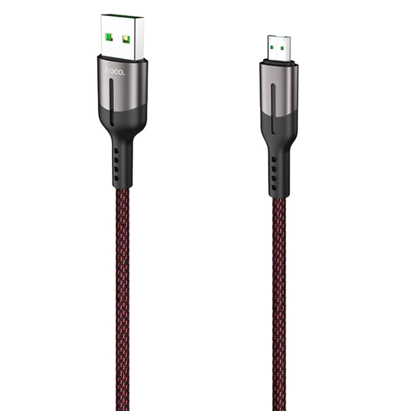 

Дата кабель Hoco U68 "Gusto" MicroUSB 4A (1.2m) (Чорний)