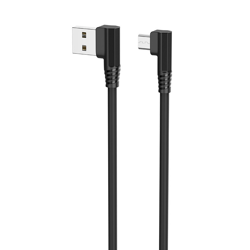 

Дата кабель Hoco U83 "Puissant Silicone" MicroUSB (1.2 m) (Чорний)