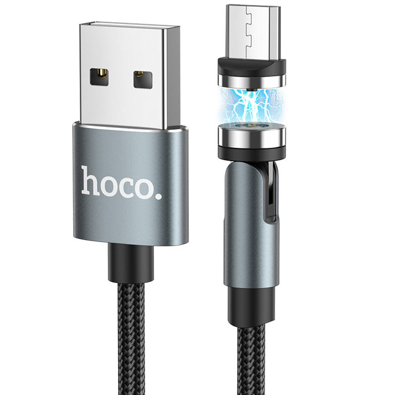 

Дата кабель Hoco U94 "Universal magnetic" MicroUSB (1.2 m) (Чорний)