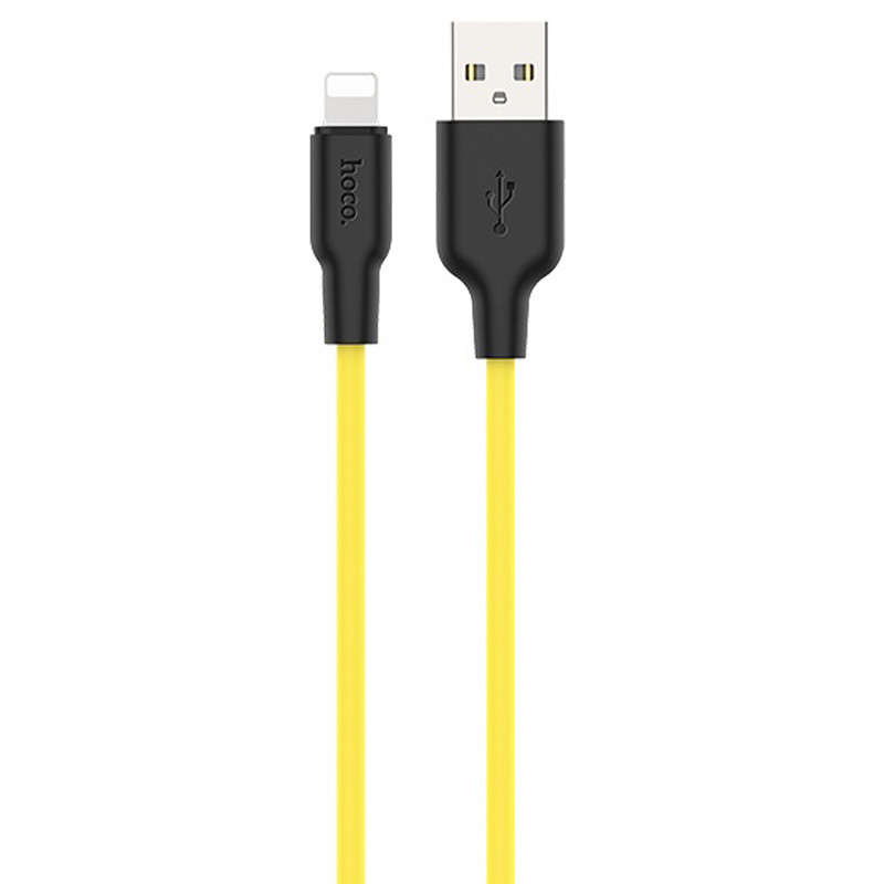 

Дата кабель Hoco X21 Plus Silicone Lightning Cable (1m) (Black / Yellow)
