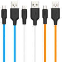 Дата кабель Hoco X21 Plus Silicone MicroUSB Cable (2m)