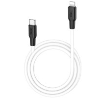 Дата кабель Hoco X21 Plus Silicone Type-C to Lightning (1m)